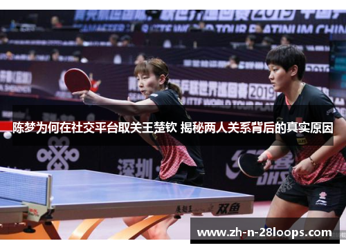 陈梦为何在社交平台取关王楚钦 揭秘两人关系背后的真实原因